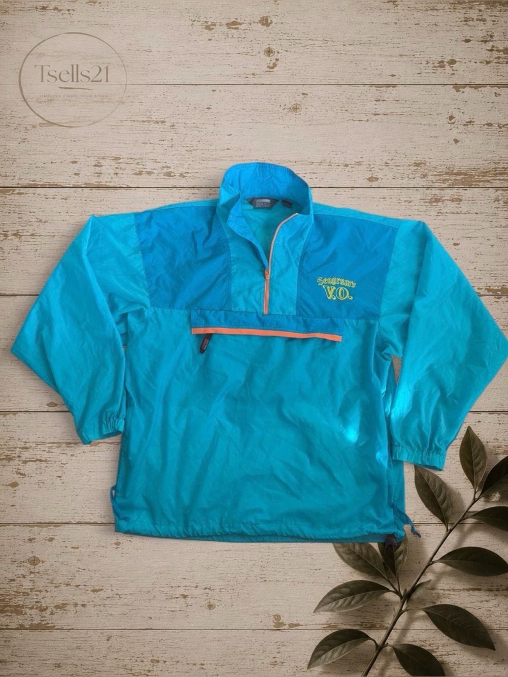 Vintage 90s Seagrams VO Convertible Fanny Pack Windbreaker Jacket - Size M